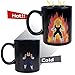 Produktbild Dragon Ball Z Vegeta Hitze Reactive Becher, Makion Comic Mode Farbwechsel Keramik wärmeempfindliche Schale für heiße Kaffee-Tee Milch 300ML