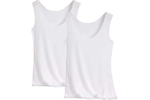NIDDDIV Lot de 2 débardeurs d'été respirants sans coutures pour femme - Sous-vêtements basiques sans manches - Grandes tailles - T-shirt fonctionnel pour le yoga, le sport et la vie quotidienne