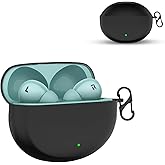 Prolet Protective Silicone Case for OnePlus Nord Buds 3 – Carabiner Clip, Shockproof & Water-Resistant, Anti-Scratch Grip Cov