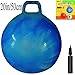 Produktbild Space Hopper Ball with Air Pump: 20in/50cm Diameter for Ages 7-9, Hop Ball, Kangaroo Bouncer, Hoppity Hop, Jumping Ball, Sit & Bounce
