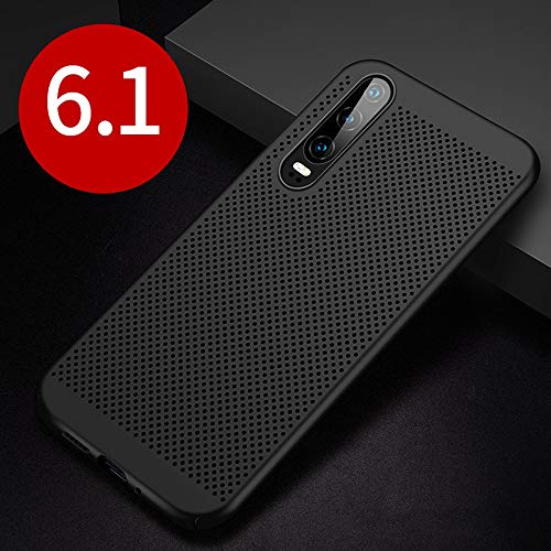 Preisvergleich Produktbild SOOCX Kompatibel für Huawei P30 Pro Stoßdämpfung Stoßfängerabdeckung / Anti-Scratch-Rückseite / Ultradünn atmungsaktiv / hart Silikagel P30 Telefon Fall Scrub Höhlte rückseitige Abdeckung Spielkühlung