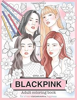 Twice Adult Coloring Book Famous K Pop Girl Band And Grammy