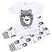 Zhuannian Unisex Baby Toddler Bowtie Bear T-Shirt and Trousers Set