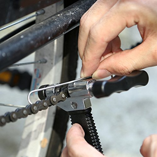 Fahrrad Ketten Werkzeug, Aodoor Werkzeug Kettennietdrücker, Kettennieter für Fahrrad Ketten Entferner Werkzeug, schwarz - 6