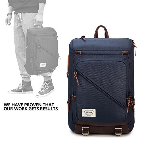 ZUMIT Laptop Rucksack Business Schulrucksack f  r bis zu 14 Zoll Notebook Computer Uni Studenten Outdoor Sport Reise Daypack Backpack Wasserabweisend 