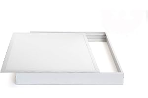 SUPERIA MILANO Superia Kit Montaggio a Plafone 60X60cm, Accessorio per Pannello LED, 10 Pezzi