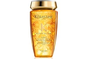 KERASTASE Kérastase Elixir Ultime, Oil-infused Shine Shampoo, For Dull Hair, With 5 Precious Oils, Elixir Ultime Bain, 250 ml