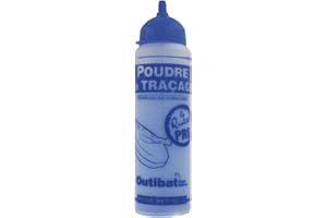 Poudre de traçage Bleu pour cordeau - 400 Gr - OUTIBAT 710200