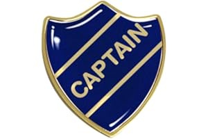 CAPRICORNONE Captain Gel Domed School Shield Badge