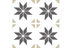 d-c-fix dalle PVC adhésive sol Vif Étoiles - 11 pièces - imperméable autocollant - carrelage revêtement carreaux pour salle de bain, cuisine & salon 30x30 cm