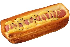 GIVBRO Fake Bread Lifelike Hot Dog Model Cabinets Display Simulation Artificial Cake Model Photography Props Party Decoration