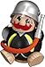 Produktbild Kugelräucherfigur Feuerwehrmann - Seiffener Volkskunst Erzgebirge