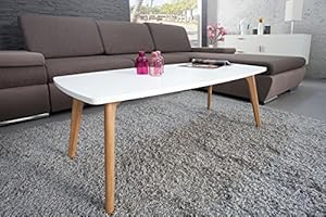 DuNord Design Couchtisch STOCKHOLM 110 cm weiss