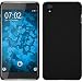 Produktbild PhoneNatic Case für OnePlus X Hülle schwarz gummiert Hard-case + 2 Schutzfolien