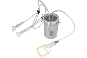 Cocoarm Machine à Traire Manuelle, Machine à Traire sans Effort de 2000 Ml, Machine à Traire de Vache à économie D'effort, Ensemble de Traite Portable pour Ferme de Plantes Laitières