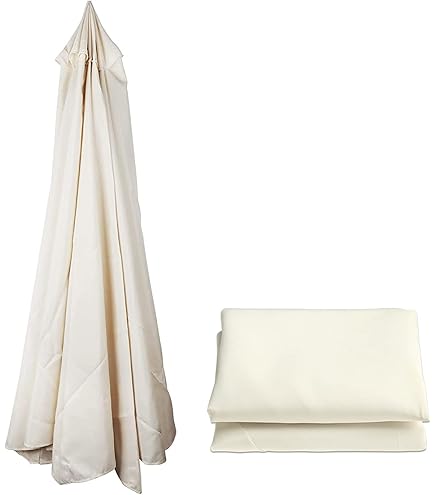 Hlshoe Toile De Rechange Pour Parasol Toile De Parasol Deporté 3M 8