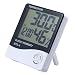 Produktbild Amasawa Multifunktionsfeuchtigkeit Hygrometer Thermometer LCD Wecker Elektronische Digitalanzeige Kalender  Zählerstand Feuchtemessgerät