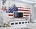 Produktbild BZDHWWH 3D-Tapete Retro American Flag Graffiti Hintergrund Wand Wohnzimmer Schlafzimmer Tv Wandbild Fototapete Papel De Parede