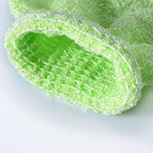 6 Pairs Double Sided Exfoliating Gloves Body Scrubbing Glove Bath Scrubs for Shower, 6 Colors - Image 3