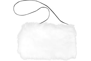 CLISPEED Armwärmer & Muffs für Damen: Kunstpelz-Frauen-Winter-Handwärmer Pelziger Plüsch- Fuzzy-Beutel Verdickter Bequemer Winter-Armwärmer Für Kaltes Wetter