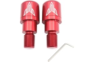 GIDIBII Motorcycle CNC Connector Handlebar Plugs, End Plugs Handlebar Plugs for Yamaha MT-07 FZ-07 MT-09 MT-10 XJ6 MT125 XSR 700 900 XSR700/900 MT-09 FZ-09 MT-10 FZ-10 MT-125 T-MAX Rot)