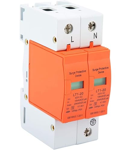 Parafoudre Type 3 Modulaire Finder 7P3782751003 - Varistor + Éclateur Pour Protection Électrique Efficace