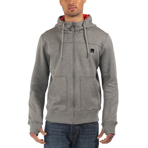 Bench Herren Pullover Strickjacke Gumzip grau (Stormcloud Marl) Small