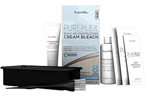 Knight & Wilson PurePlex Bond Crema Reconstructora Bleach – Formulación sin amoníaco que eleva hasta 8 tonos – Protege y repara mientras se aclara