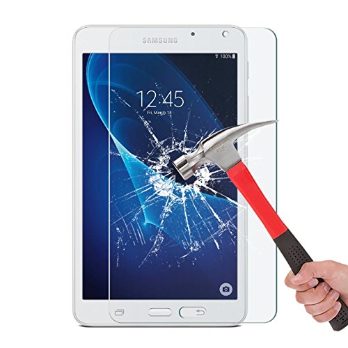 OMOTON Panzerglas Schutzfolie für Samsung Galaxy Tab A 7.0 mit [9H Härte] [Crystal Clear] [kratzresistent] [Bläschenfrei für Installation] - 8