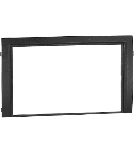 tomzz Audio 2455-000 Radioblende Set passend für Toyota Aygo schwarz mit Metalls