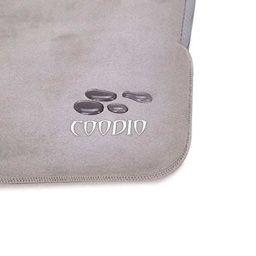 Coodio® Universal 15.6 Zoll Laptophülle + Zubehör Tasche für Apple Macbook Pro Retina 15 (Fit all 15.6 inch ultrabook laptop notebook) – Farbe Grau - 6