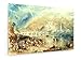 Produktbild William Turner, Heidelberg mit einem Regenbogen - 120x80 cm - Textil-Leinwandbild auf Keilrahmen - Wand-Bild - Kunst, Gemälde, Foto, Bild auf Leinwand - Alte Meister/Museum