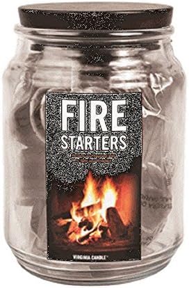 Fragrant Wax Fire Starters, 22 Inividual Cups of Parafin by Virginia Candles