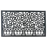 Einfach wischen oder Spülen Sie diese Gummi Fußmatten zu reinigen.