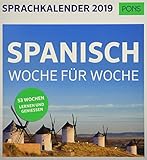 PONS Sprachkalender 2019: Spanisch Woche für Woche by