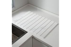 NEWLIKY Alfombrilla de bano de diatomeas alfombrilla de bano pequena 30x40cm Antimoho Absorbente Antideslizante Secado rápido diatomeas tapete baño Plegable para bañera Inodoro cocina Mármol Mármol Blanco