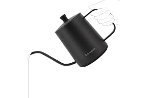 Easyworkz Häll över vattenkokare i rostfritt stål Handdropp kaffekanna med lång smal pip, 350 ml
