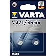 VARTA Batteries V371/SR69, 2 pieces, silver coin, 1.55 V, child-safe packaging, for small electronic devices - watches, car keys, remote controls, scales, made in Germany