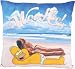Produktbild Simpsons Kissen Beach WooHoo! Homer am Strand 40 x 40 cm Cushion