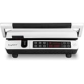 BergHOFF Gem Titan Izgara & Tost Makinesi &ndash; 2000 W, 340&times;240 mm, LCD Dokunmatik Kontrol