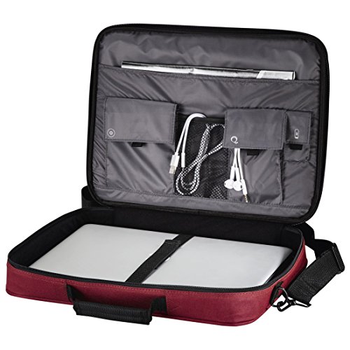 Hama Notebook-Tasche Sportsline Bordeaux  Tasche f  r Laptop Notebook  Notebooktasche geeignet f  r Computer bis 15 6 Zoll 40 cm Bildschirmdiagonale  