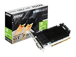 MSI GeForce GT 730 Kepler DDR3 2GB OC Low Profile DirectX 12 (N730K-2GD3H/LP)