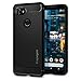 Price comparison product image Google Pixel 2 XL Case Spigen [Rugged Armor] [Black] Resilient Shock Absorption and Carbon Fiber Design Phone Cover Case for Pixel 2 XL (2017) - Black - F17CS22279