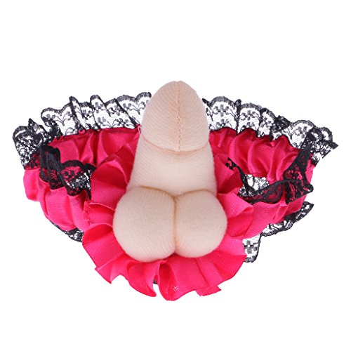 MagiDeal Hen Party, Spitze Strumpfbänder, Willy Form, Junggesellinnenabschied Zubehör - 2