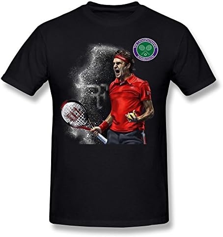 Men's Roger Federer Art Wimbledon Ships T-Shirt
