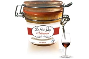 RELAIS GOURMET Foie gras de canard entier au Porto du Portugal, 80g, sans conservateurs. Recette française, idéale pour fêtes, apéritifs ou coffrets gourmets et gourmands. Alliance artisanale unique
