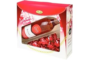 TILZ GEAR Rose Wine Gift Set - Wine and Chocolate Gift For Women