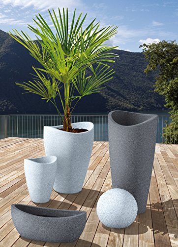 Scheurich Deco Globe Accessoire Weiß-Granit Ø 30 cm, Höhe 25 cm - 2