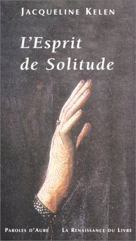 couverture de : L'Esprit de solitude