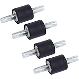Keenso Gummipuffer M3, Gummi Vibrationsdämpfer Halterungen Luftkompressorpumpe Schwingungsdämpfer Anti Vibration Gummilager (